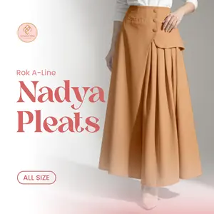 Nadya Skirt Woolpeach Wanita  Modis Kekinian Terbaru