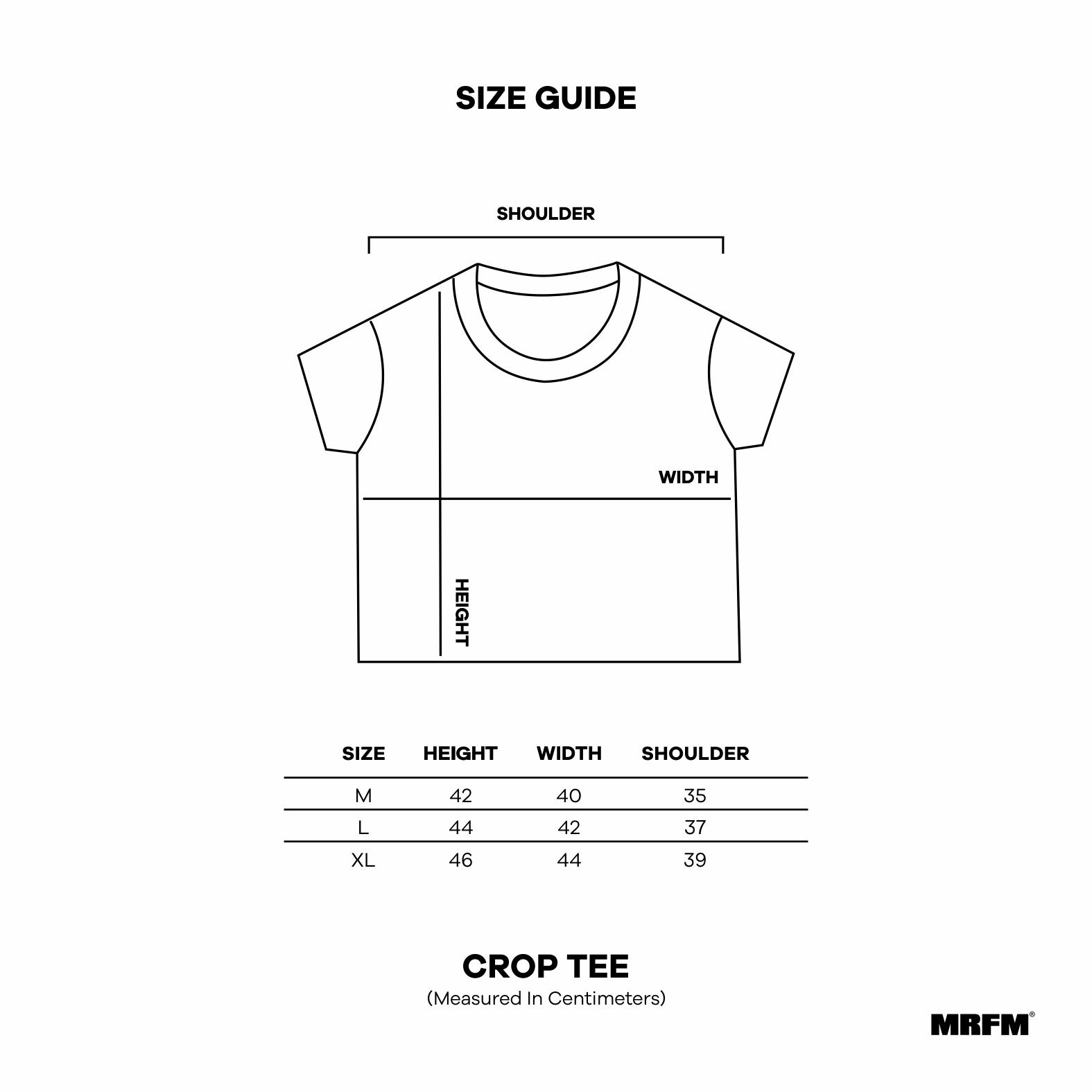 MRFM - CROP TEE BLACK - TRIBAL CHROME LOVE