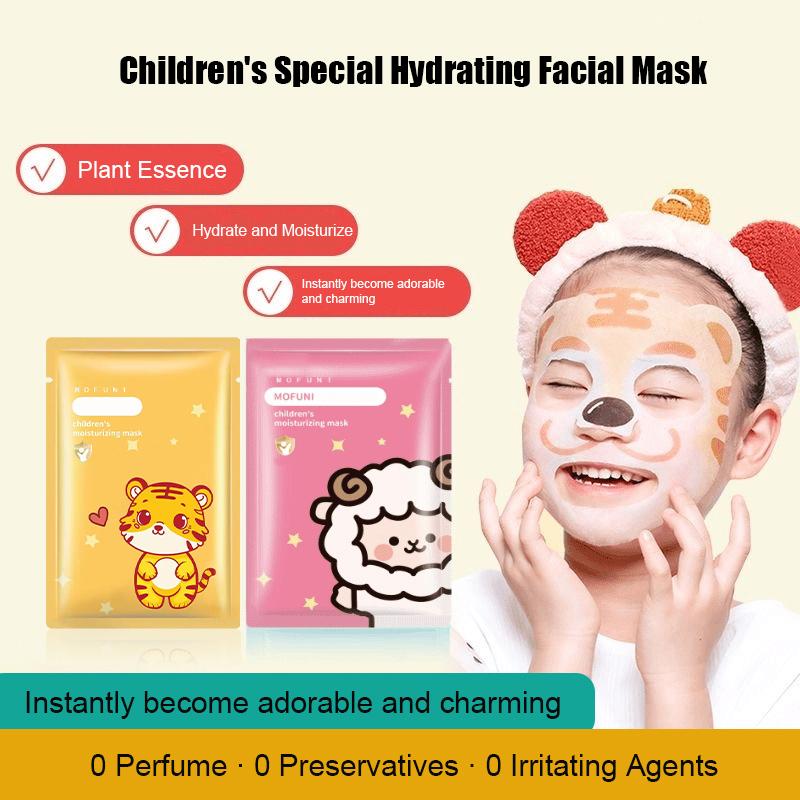 Mặt nạ trái cây cho trẻ em, mặt nạ dưỡng ẩm dịu nhẹ, mặt nạ hình động vật hoạt…