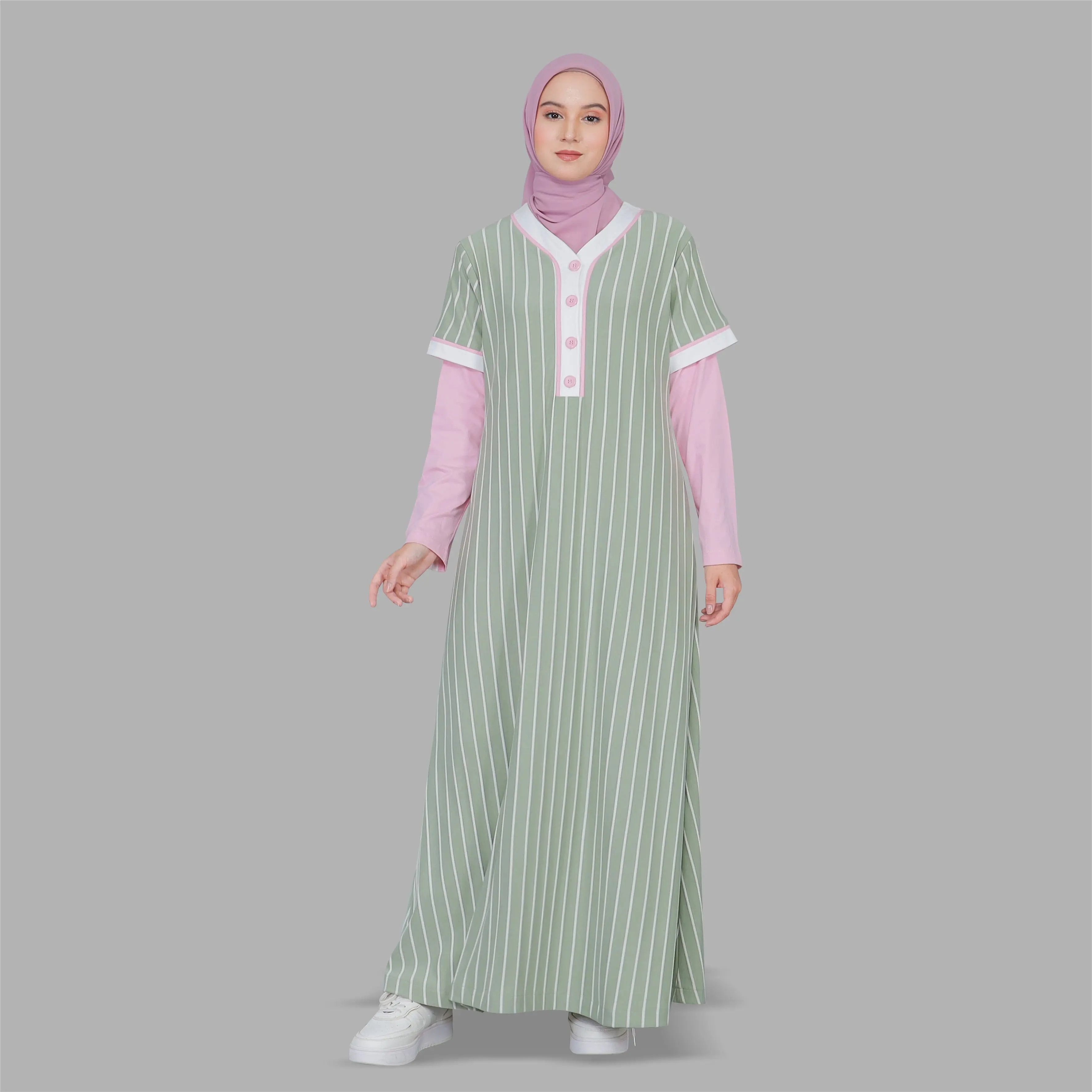 MOZHA SHAFURA. Cloth - Candy Sporty DRESS Bahan Candy Terry Halus Lembut Nyaman Gamis Sporty Branded Wanita Maxi Kancing Busui Wudhu Friendly Casual Sporty Muslim