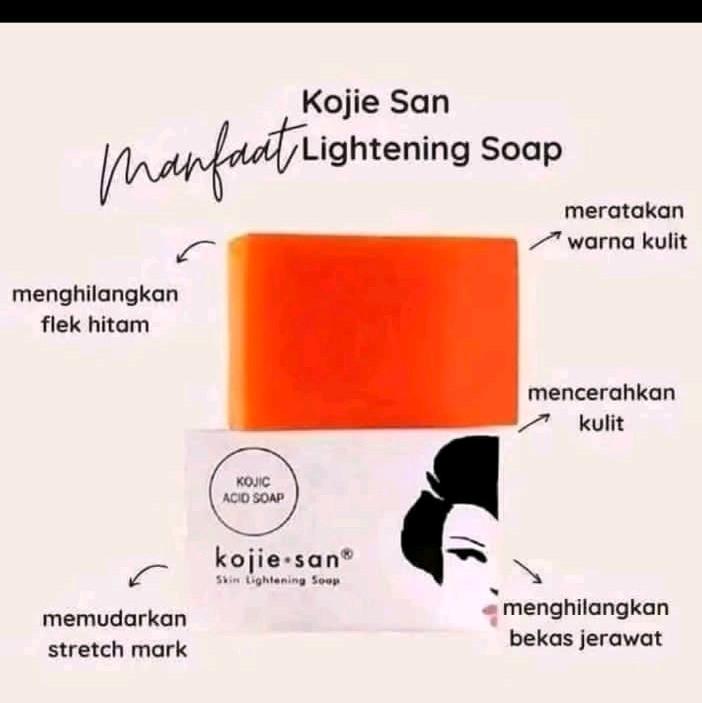 Paket Isi 5pcs Sabun Kojie San Sabun Muka Kulit Memutihkan Kojic acid Mencerahkan 2