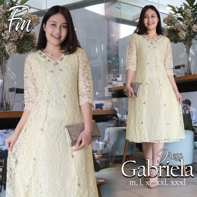 Gabriela Dress - Gaun Baru Gabriela dengan Desain Elegan dan Nyaman untuk Segala Kesempatan