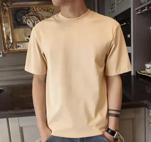 Baju Kaos Pria Polos Kasual Sehari-Hari Praktis Stylish Bahan Lembut Adem 260g