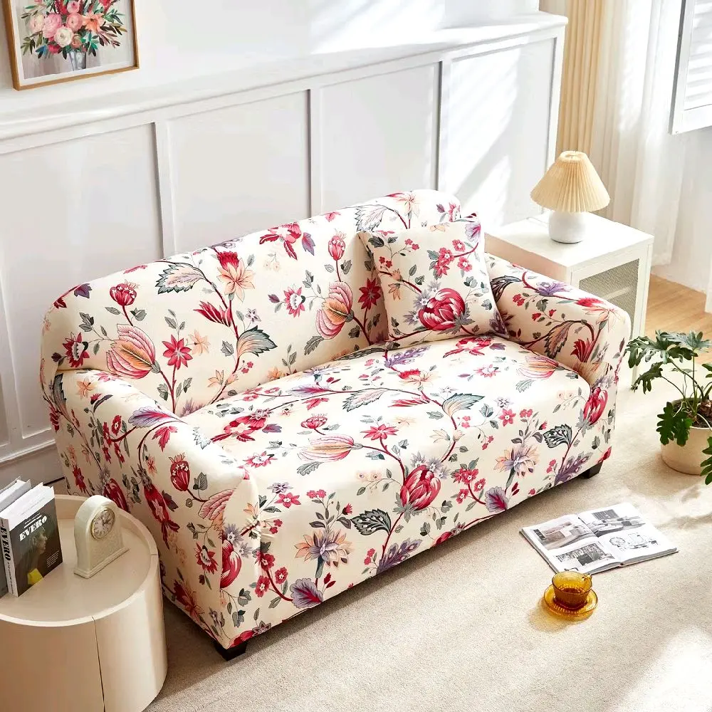 Sarung Penutup Sofa Bahan Spandex Elastis Halus Lembut