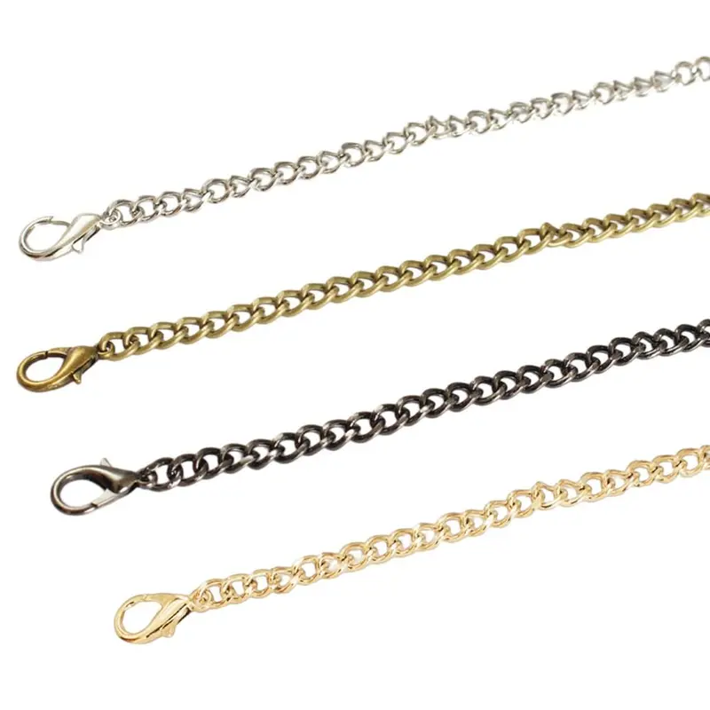 Dây Xích Túi, Chất Liệu Hợp Kim Kim Loại Mỏng, Bền, Chiều Rộng 5,5mm, Tay Cầm Túi Xách, Dây Đeo Túi Đeo Vai, Phụ Kiện Túi 3