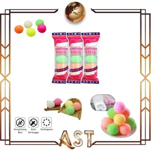 ( KB5 ) Kamper Bola Ball Kapur Barus Penghilang Bau Kamar Mandi / Toilet wc isi 5 Pcs