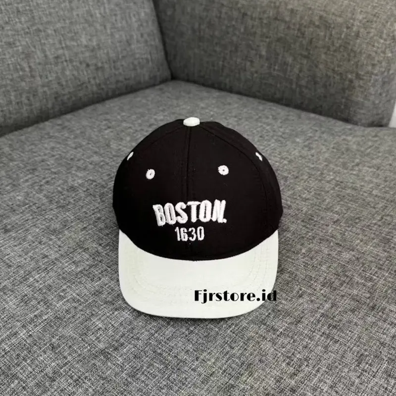 ￼Topi Anak Motif Bordir Boston 1630 - Topi Anak Lakilaki dan Anak Perempuan Unisex 6