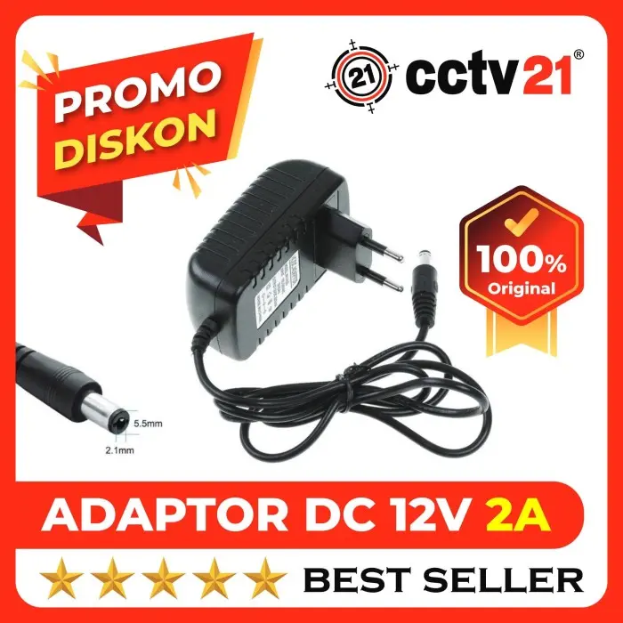Adaptor 2A Power Supply AC 220V Ke DC 12V 2A ASLI