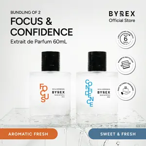 [BUNDLE OF 2] BYREX Confidence & Focus Extrait de Parfum 60ML