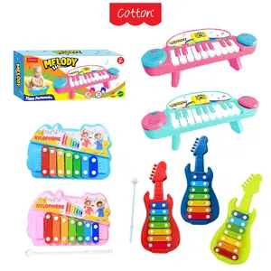 Mainan Piano Bayi Naura Melody Cotton Alat Musik Anak Musikal Beraneka warna Cewek Cowok Set Hadiah Pendidikan Plastik Belajar Toys mainan sound system anak