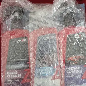 Zerone Paket Coating Mobil - Glass Cleaner Anti Jamur Kaca, Interior Cleaner & Instant Coating Pengkilap Mobil - Perlindungan Tahan Lama & Kilau Maksimal