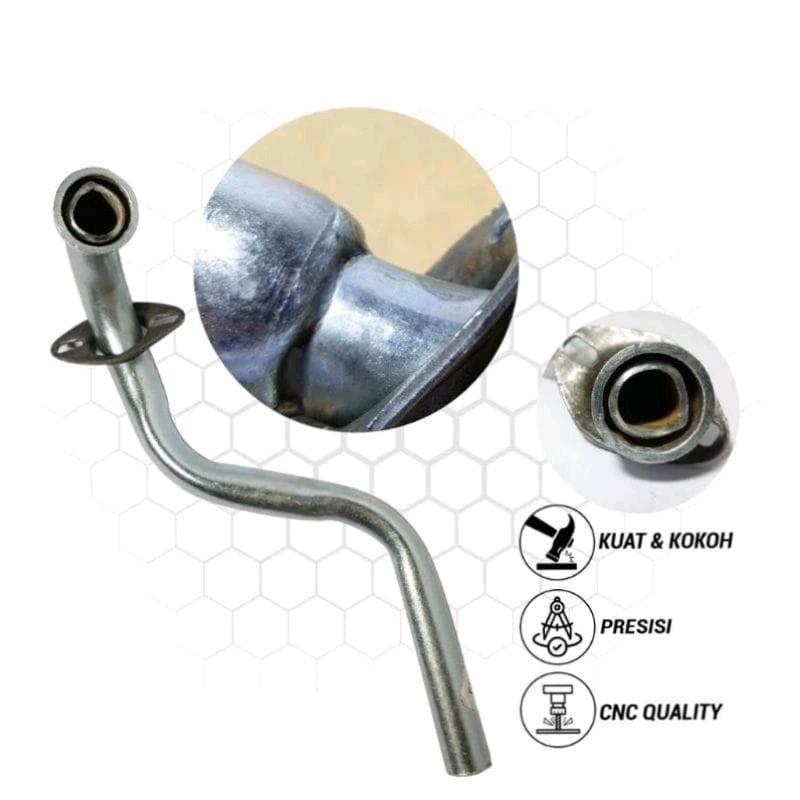 Knalpot Pendek Motor Honda Revo Absolute Fit Inlet 22 Bahan Tebal - Foto Motorcycle 1