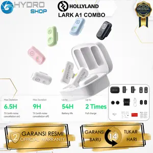 Hollyland LARK A1 Combo 2-Person Wireless Microphone with USB-C and Lightning