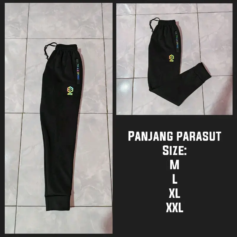 Celana Training Jogger Panjang Olahraga Gym Fitness Running SAE - Bahan Scuba Premium - Lari Joger Sport 0
