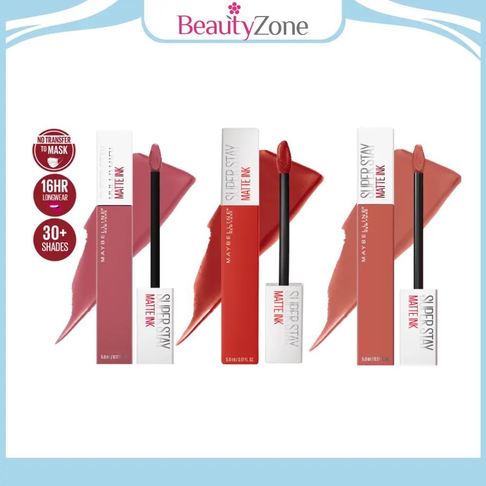 Maybelline SuperStay Matte Ink Lipstick - Super Stay Matte Ink Lip Cream Tahan Lama 16 Jam