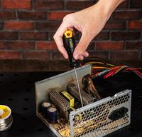 Gambar Deli Slotted Screwdriver / Obeng Plastik Minus SL5 75mm dan 125mm Material CR-V EDL625XXX1 - 165*26*26MM dari Delitools.id Kab. Tangerang 4 Tokopedia