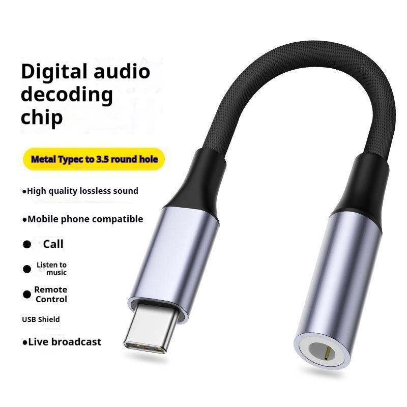 Bộ Chuyển Đổi Tai Nghe, Thích Hợp Cho Apple 15, Tương Thích Với 16 Và 15 Pro Max, Card Âm Thanh Trực Tiếp, Thích Hợp Cho K Song, U Shield, Bộ Chuyển Đổi Typec, Đầu Vào 3.5