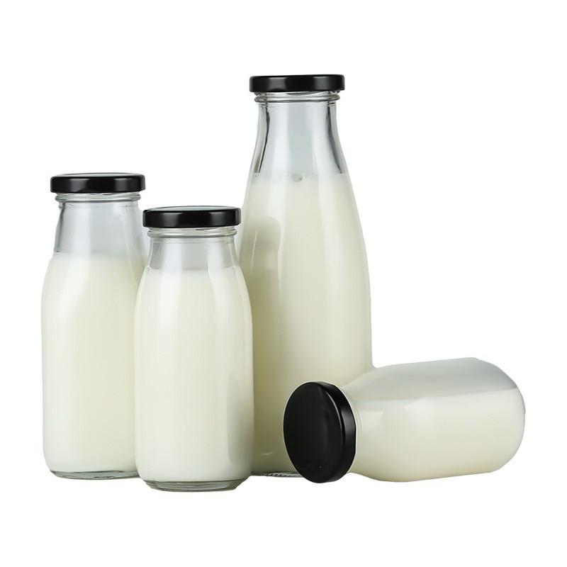 Chai thủy tinh đựng sữa nước ép dung tích 500ml 1000ml