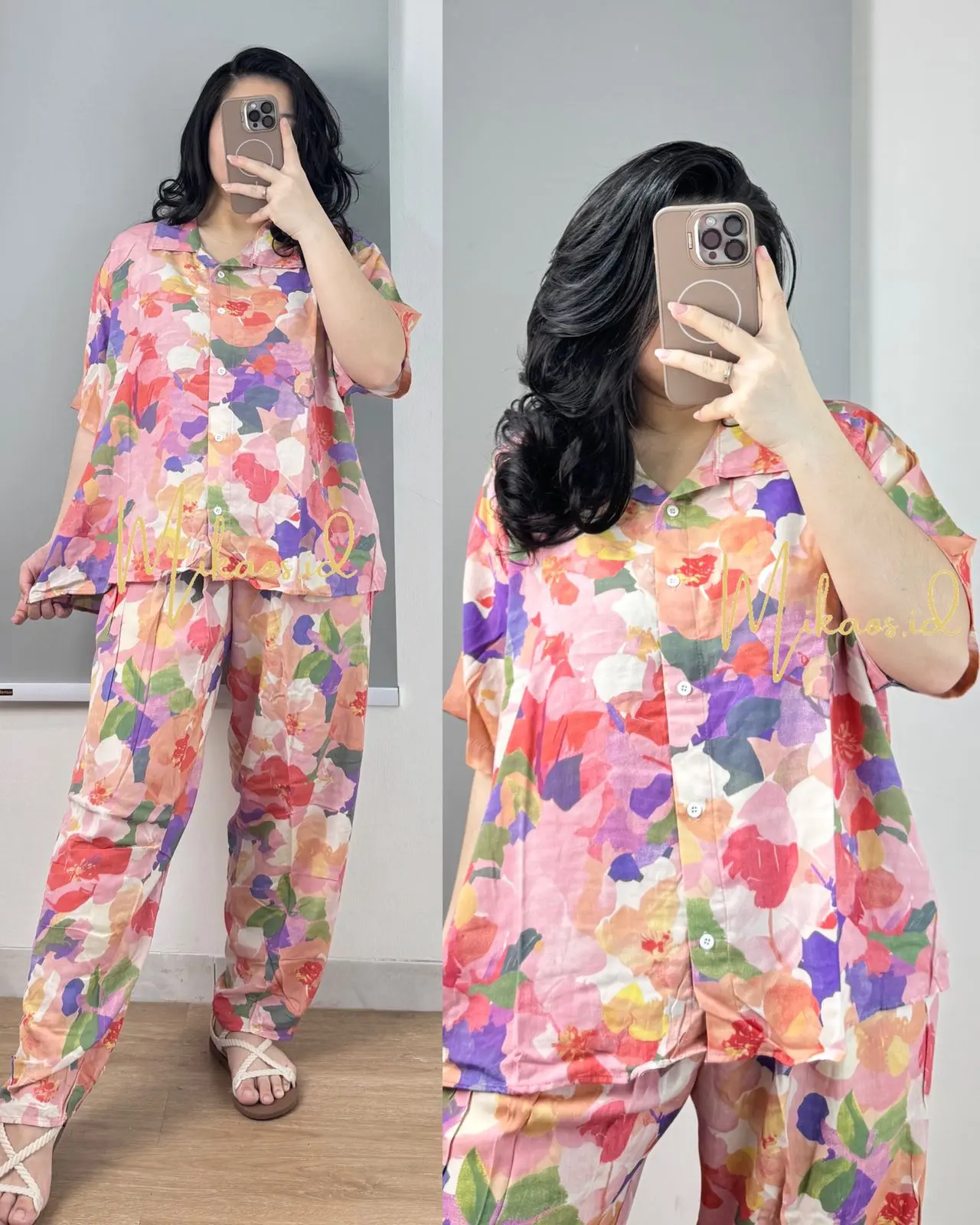 Mikaos Piyama Jumbo LD120cm/ Piyama Rayon Premium Jumbo/ Piyama Wanita Jumbo Celana / Baju Tidur JUMBO Mikaos Piyama Jumbo LD120cm/ Piyama Rayon Premium Jumbo/ Piyama Wanita Jumbo Celana / Baju Tidur JUMBO