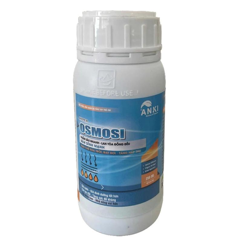 Thấm sâu “HYPER OSMOSIS” - Phân bón thấm sâu, loang trái đều, bám dính mạnh, chống rửa trôi và bay hơi