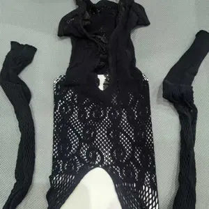 Lingerie Body Stocking Sexy Hot Binal Hitam Body Suit Seksi Lingerie Wanita Slim Skinny Baju Tidur Baju Dinas Malam Wanita Hot Transparan Dress