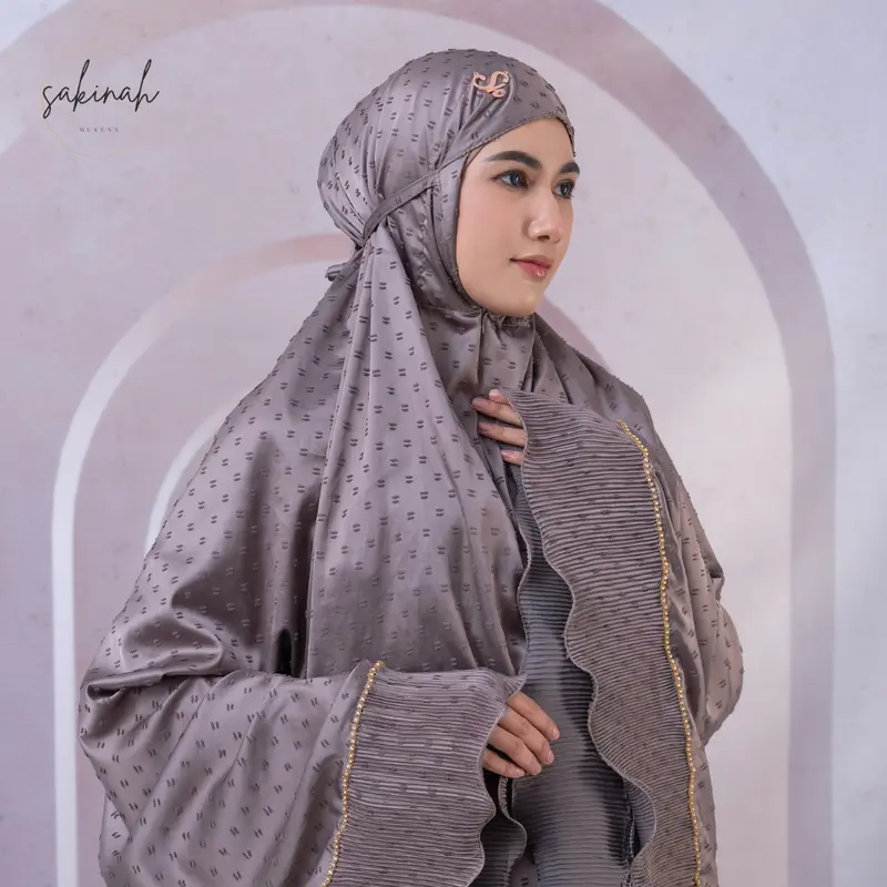 SAKINAH MUKENA - Mukena Dewasa Mewah 2 in 1 Premium Silk Uragiri Series Fatimah Muslim Mukenah Traveling Cantik Rayon Katun 2