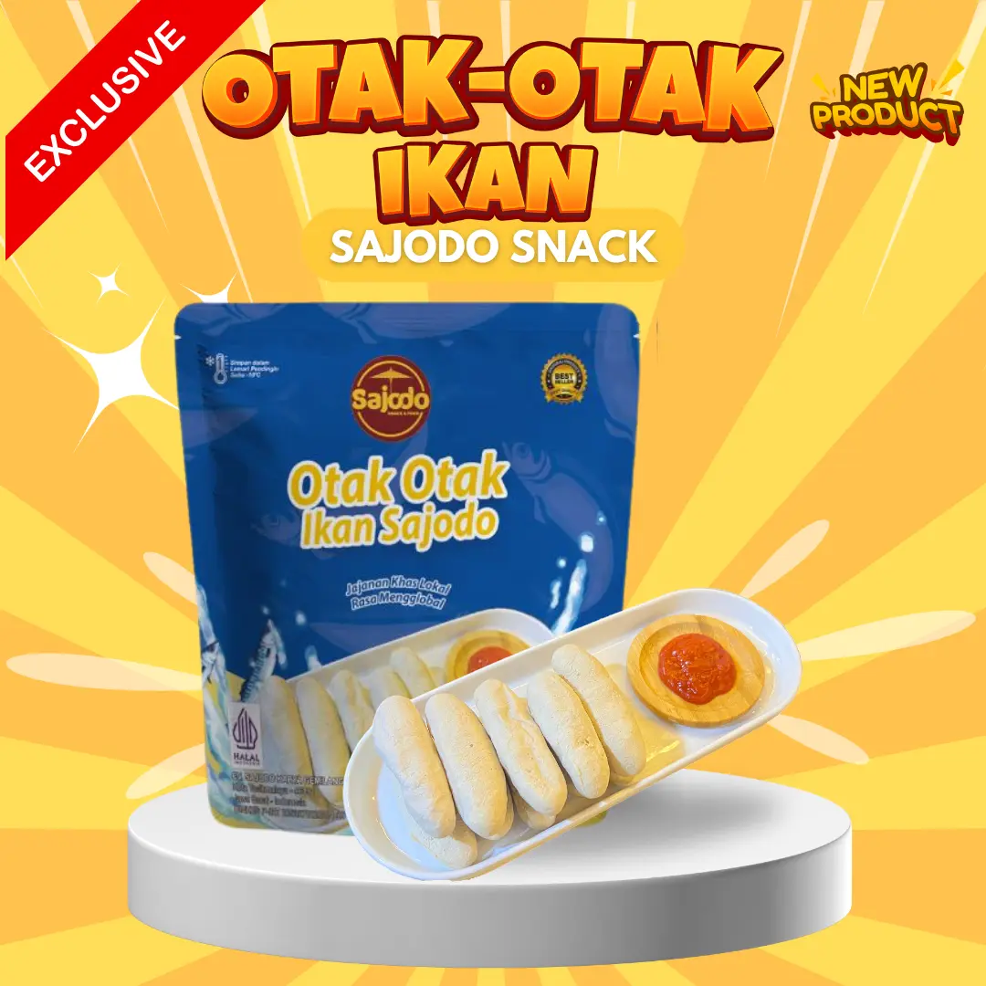 [Eksklusif] Otak-Otak Rasa Ikan Isi 10 Pcs - Sajodo Snack & Food