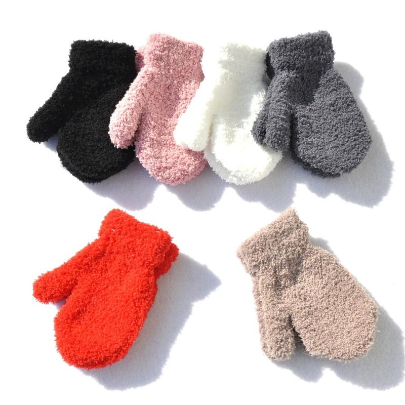 1-4Y Boys Pantsuit Plus Velvet Flannel Family Outfit Child Winter Warm Sleepwear Suit Girls Thick Coral Fleece Pajama Sets 2Pcs main image 0