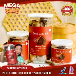 Black Garlic HSD, Bawang Hitam Premium Garlic Black - Rempah - Spices