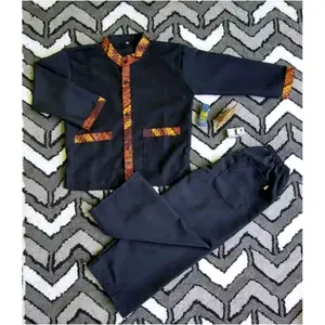 setelan pangsi anak/setelan pangsi anak motif batik/setelan pangsi anak polos/setelan baju adat sunda/stelan baju dan celana/ Tanpa ikat kepala Fashion