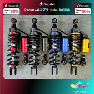Shock tabung matic G plus 310mm 330mm all matik mio vario xeon fazzio freego scoopy dll Motorcycle tinggi bisa diatur shockbreker empuk