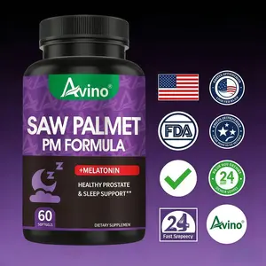 [Produk Baru] Avino Melatonin 500mg | 60 Kapsul Meningkatkan kualitas tidur, memberikan manfaat antioksidan, mengatur fungsi kekebalan tubuh | Formula yang sangat efektif | Non-GMO, bebas gluten |