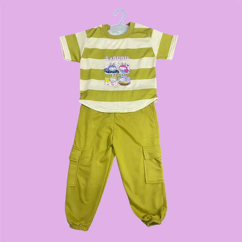 Baju anak labubu salur cargo 2-9thn/setelan anak perempuan labubu/setelan anak perempuan/setelan anak labubu salur cargo /setelan anak viral 3
