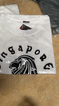 Product Review of Kaos Singapore Merlion Souvenir Baju Negara Singapura Putih Katun from A**k S**a 0