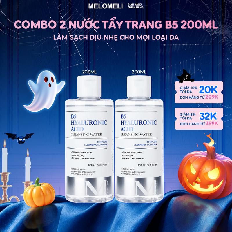 COMBO 2 CHAI Nước Tẩy Trang B5 HYALURONIC ACID CLEANSING WATER 200ml