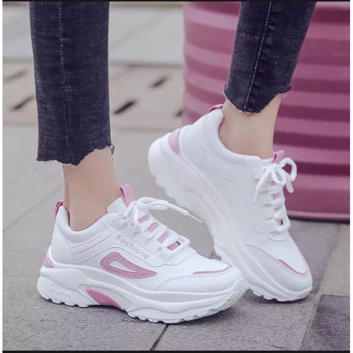 12.12 BIG SALE SEPATU SNEAKERS WANITA SEPARU SNEAKERS WANITA/ sepatu wanita FASHIONE NEW/sepatu wanita kekinian 2022 sepatu sneakers sepatu kets wanita 3