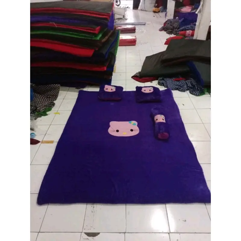 Kasur Laspur Karakter dengan Bantal dan Guling - Furniture