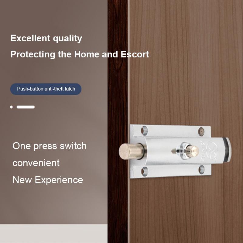 【COD】Grendel Slot Pintu Otomatis 4 Inch Spring Button Door Latch - Shop ...