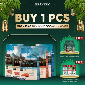 BRAVERY Dog Food Medium/Large Chicken Adult 12kg