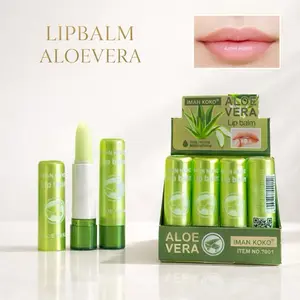 Iman Koko (DAPAT 3 PCS) Lip Balm Aloe Vera BPOM Item No 7001 Harga Tertera Dapatkan 3 Pcs