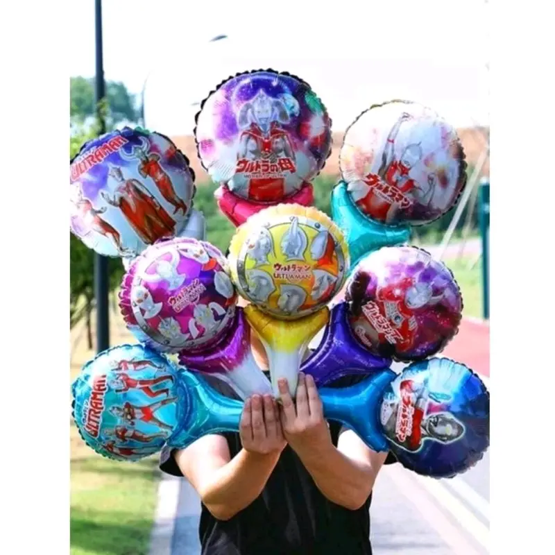 BALON PENTUNGAN KARAKTER ULANG TAHUN ANAK BALON DEKOR PENTUNG Plastik 3