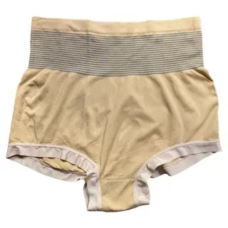 GO!CD1290 Celana Dalam Korset Motif Garis Pinggang Tinggi Pelangsing Perut Wanita Import 8