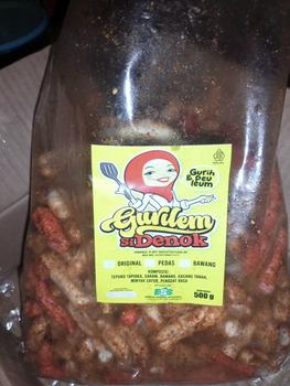 Product Review of Kerupuk Gurilem Si Denok isi 500 gram Cemilan khas Bandung Barat Rasa Kacang Pedas Camilan Food from e**0 0