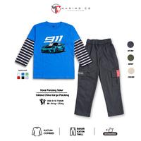 Gambar MAXIMO.CO Setelan Baju Kaos Anak 911 Car Salur Panjang dan Celana Chino Kargo Katun Panjang Warna Hitam Usia 3-12 tahun Fashion Anak - Set 1, Setelan M ( 10-15 kg ) dari Maximo Clothing Store Kab. Bandung 3 Tokopedia