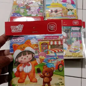 mainan cute girl puzzle isi 20 pcs