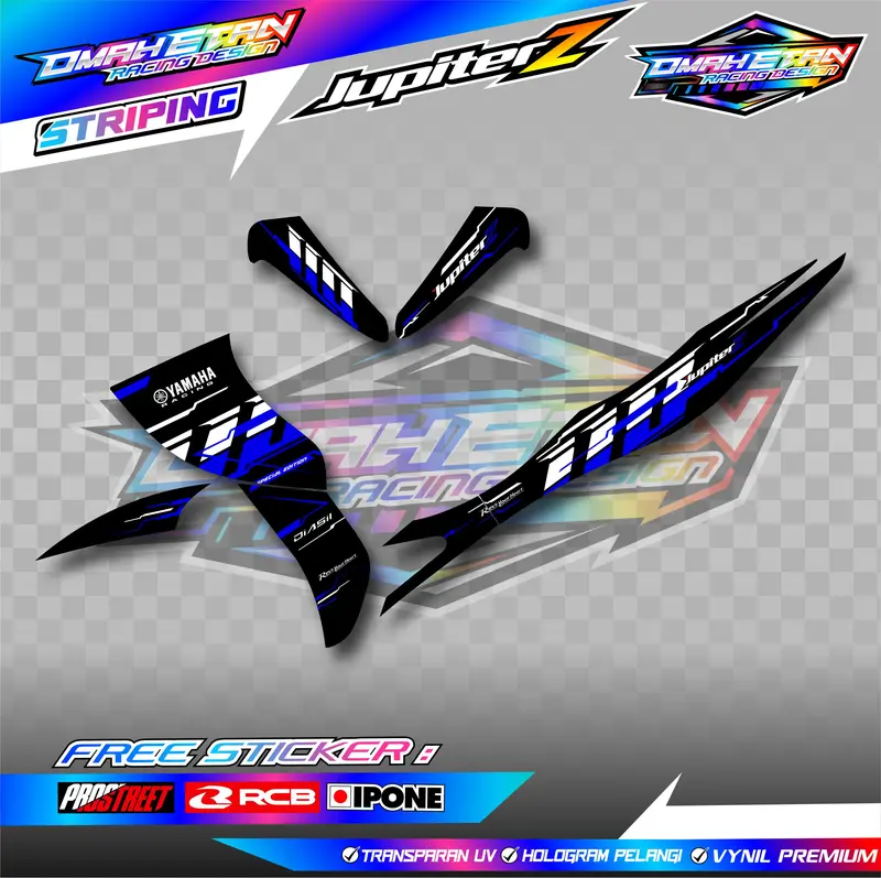 STRIPING VARIASI YAMAHA JUPITER Z BURHAN - 110 VIETNAM STYLE / STICKER LIST MOTOR YAMAHA JUPITER Z BURHAN - 110 VIETNAM STYLE 2