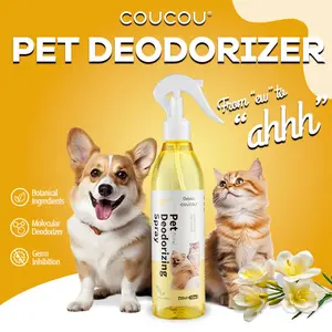 COUCOU Pet Rabbit Hamster Dog Cat Deodorant Spray Pet Deodorizer Deodorant Kucing (Anti-Smell & Bacteria) - 300ml