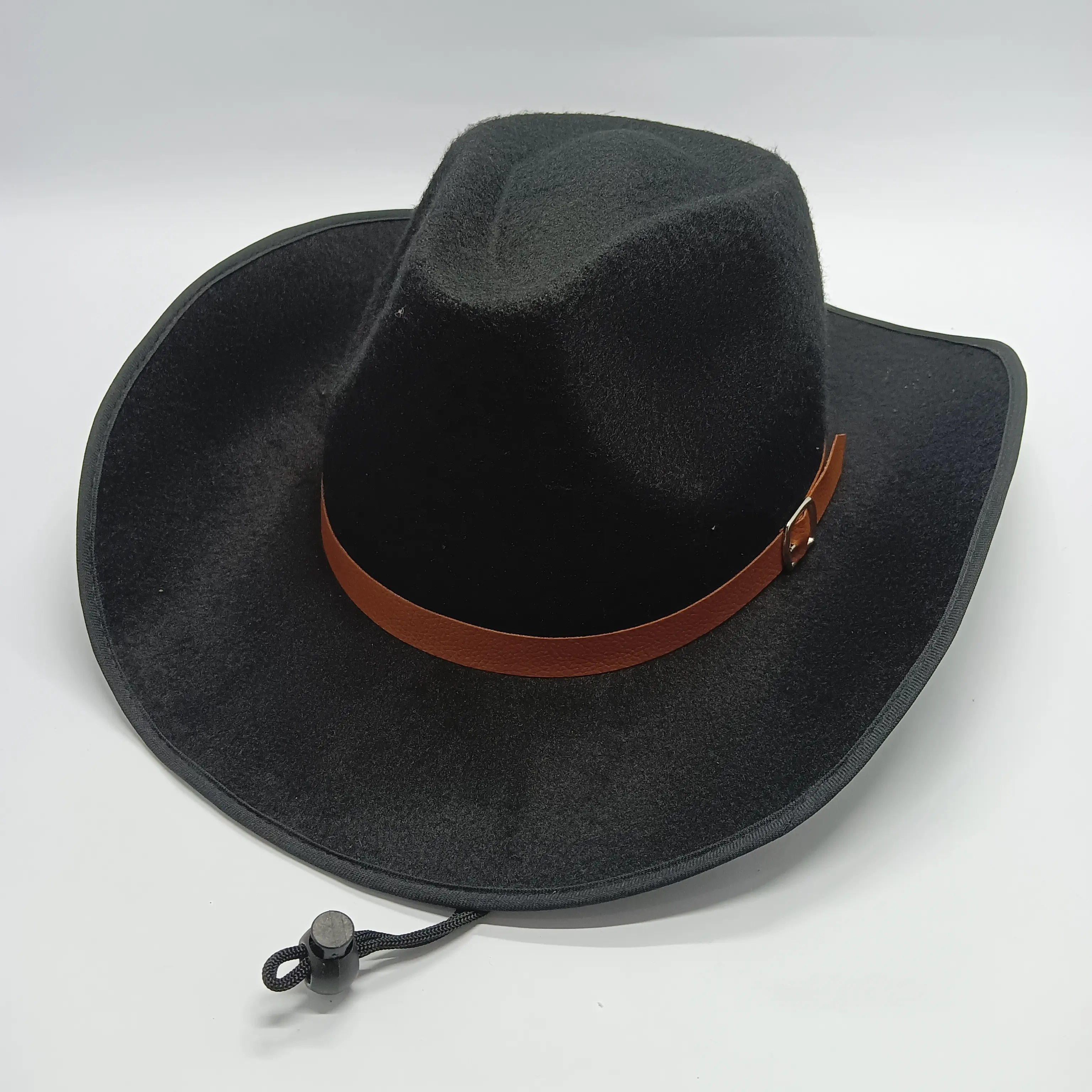 Topi Laken Jazz Vintage Lebar Topi koboi Premium