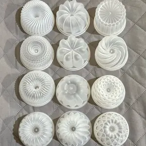 (12 pcs) Cetakan Puding Mini BAVAYA Agar Jelly Bolu Coklat Es Ager Kue