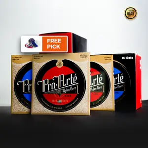 Senar Gitar Klasik Nylon 1 SET  Proarte Clear & Black Nylon Gratis Pick